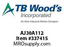 TBWOODS AJ30A112 AJ30-AX1 1/2 FF COUP HUB