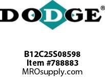 DODGE B12C25S08598 BB1283 250-CC 85.98 2-7/8 S SHFT