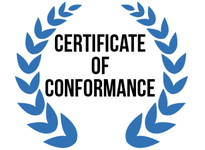 Certificate of Conformance