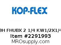 3H FHUBX 2 1/4 KW1/2X1/4