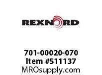 701-00020-070 STRAIGHT SLEEVE 7612018
