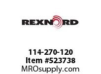 REXNORD 114-270-120 MATROD PP 1/4 X 120 6285691