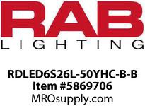 RDLED6S26L-50YHC-B-B