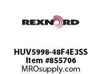 REXNORD HUV5998-48F4E3SS HUV5998-48 F4 T3P SS ROD HUV5998 48 INCH WIDE MATTOP CHAIN W