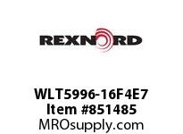 REXNORD WLT5996-16F4E7 WLT5996-16 F4 T7P WLT5996 16 INCH WIDE MATTOP CHAIN W