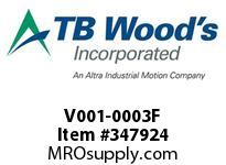 TBWOODS V001-0003F MODEL #1011-003F