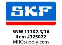SNW 113X2.3/16