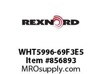 REXNORD WHT5996-69F3E5 WHT5996-69 F3 T5P N2 WHT5996 69 INCH WIDE MATTOP CHAIN W