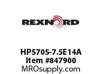 REXNORD HP5705-7.5E14A HP5705-7.5 MTW E18-1/8D