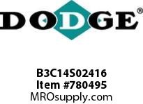 DODGE B3C14S02416 BB383 140-CC 24.16 1^ S SHFT