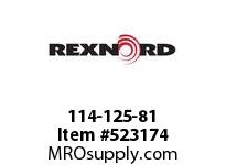 REXNORD 114-125-81 D843K3 TP 166873