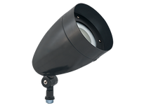 RAB HBLED10YA LFLOOD 10W WARM LED BULLET W/ HOOD & LENS BRONZE
