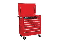 Premium Full Drawer Service Cart - Red