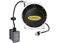 Hubbell Wiring HBL45123R20 CORD REEL W/BOX & 5352GRY 45' 12/3