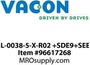 VACON0100-3L-0038-5-X-R02 +SDE9+SEE3+QDSS +R02