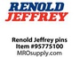 Renold Jeffrey pins