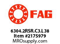 FAG Bearings 6304.2RSR.C3.L38