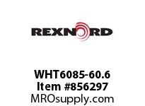 REXNORD WHT6085-60.6 WHT6085-60.6 F4 T1P WHT6085 60.6 INCH WIDE MATTOP CHAIN