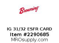 IG 31/32 ESFR CARD