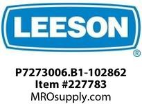 LEESON P7273006.B1-102862 GEARMOTOR 1011 IN-LB @ 29 RPM TEFC 1PH 115/230V AC