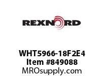 REXNORD WHT5966-18F2E4 WHT5966-18 F2 T4P WHT5966 18 INCH WIDE MATTOP CHAIN W