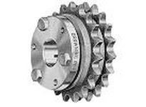 D80Q18 18-Tooth 1" Pitch 80 Standard Roller Chain Split Taper Double Sprocket 