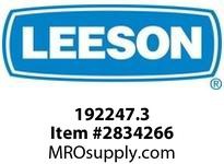 Leeson 192247.3 1HP-0.75kW1800RPM.D80C.TEFC.230/460 V.3PH.60HZ.CONT.40CB3 / B14 :