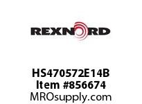 REXNORD HS470572E14B HS4705-72 E14-1/4D PP ROD
