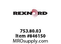 REXNORD 753.80.03 MHS OH 35MM HUB BORE W/KY