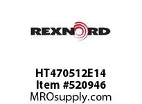 REXNORD HT470512E14 HT4705-12 E14-1/4D 152821