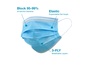 USA MADE 3 LAYER BLUE DISPOSABLE MASK