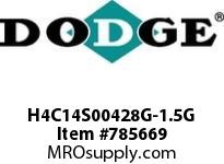 DODGE H4C14S00428G-1.5G ILH48 4.28 W/ BALDOR VEM3554T