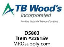 TBWOODS D5803 D580/3.000 CLUTCH ASSEMBLY