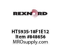 REXNORD HT5935-18F1E12 HT5935-18 F1 T12P N.75 HT5935 18 INCH WIDE MATTOP CHAIN WI