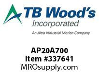 TBWOODS AP20A700 AP20 X 7.00 SPACER ASSY CL A