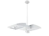 RAB PLED2X20MSW LED PENDANT 2 X 20W COOL + MINI SENSORS WHITE