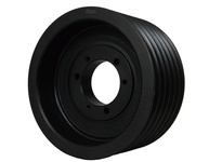Martin 5 B 110 SF Conventional QD Sheave SF Bushing required A/B Belt Section 5 Grooves Class 30 Gray Cast Iron 11.35 OD 10.6/B A 11 Pitch Diameter 2186 max rpm 