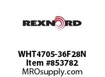 REXNORD WHT4705-36F28N WHT4705-36 F2 T8P N2.875 WHT4705 36 INCH WIDE MATTOP CHAIN W