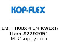 4 1/2F FHUBX 4 1/4 KW1X1/2