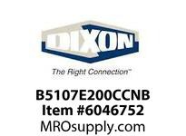 EPDM DIXON 2 B5107 ACTUATED See Order Notes B5107E200CCM38