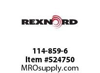 REXNORD 114-859-6 KU5996-14T 1-7/16 RD KW2S 142824