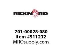 701-00028-080 STRAIGHT SLEEVE 154780