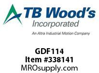 TBWOODS GDF114 DFX1 1/4 GEAR HUB