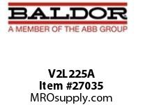 BALDOR V2L225A .33HP 3450RPM 1PH 60HZ 56C 1713L OPEN F1