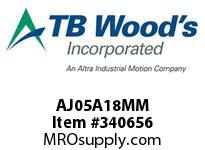 TBWOODS AJ05A18MM AJ05-AX18MM FF COUP HUB