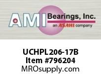 1-1/16 WIDE SET SCREW BLACK HANGER BEARING UCHPL206-17B FACTORY NEW! AMI 1-1/16 WIDE SET SCREW BLACK HANGER BEARING UCHPL206-17B FACTORY NEW! AMI