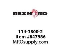 REXNORD 114-3800-2 KU1500-14T 25MM KW ACETAL KU1500-14T SOLID SPROCKET WITH 25MM