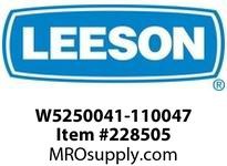 LEESON W5250041-110047 GEAR + MOTOR 811LB/IN @38RPM 3/4HP